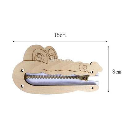 Montessori Busy Board DIY Wood Accessories – Early Learning Ball, Calculation, Bulldozer, Castle, Helicopter Educational Toy for Children Gifts
