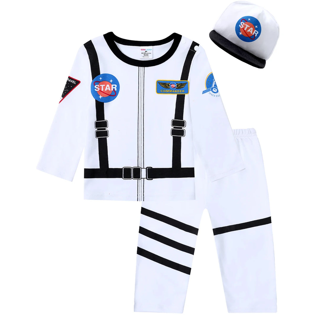 Toddler Boys Prince Charming Costume – Halloween Fireman Outfit, Infant Photography Clothing & Baby Carnival Cosplay Striped Prisoner