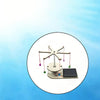 Solar-Powered DIY STEM Wooden Rotating Bell Science Experiment Kit for Kids Ages 3-6