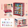 Kids Cash Register Playset with Scanner, Lights & Sounds — Pretend Supermarket Toy with Play Money & Cards