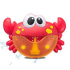 Frog & Crab Bath Bubble Machine with Music — Automatic Bubble Blower for Toddlers & Kids