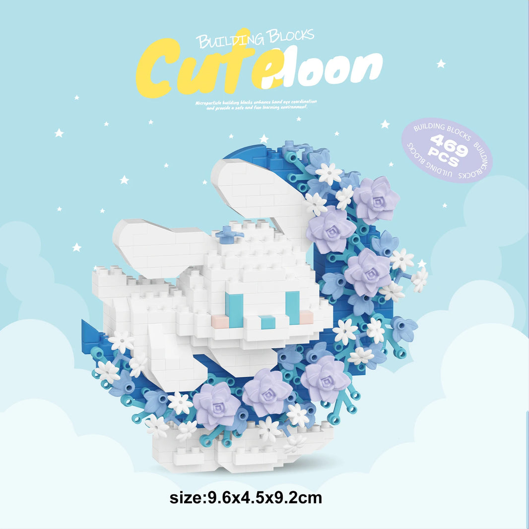 Mini Dog, Cat, Panda, and Raccoon Building Block Models – Cute Pet Ornaments Toy for Kids