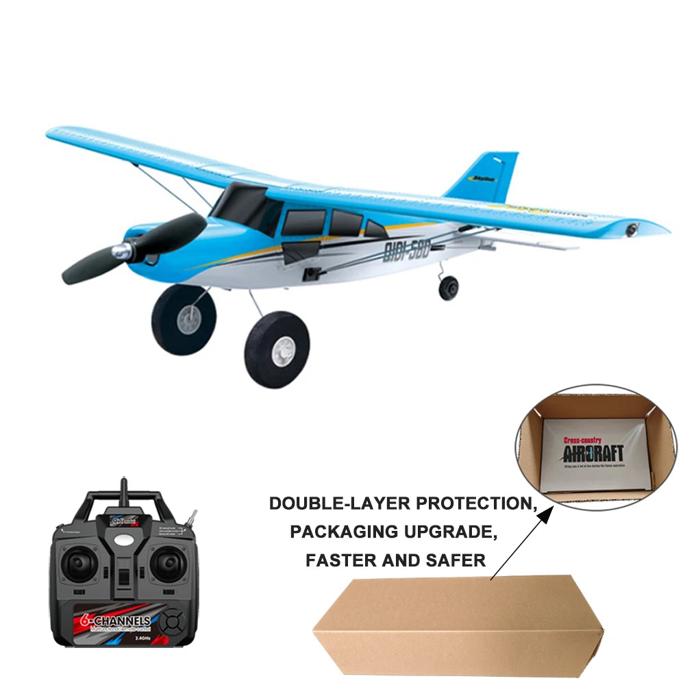 Qidi560 Moore M7 4CH Brushless RC Plane Remote Control Fixed Wing EPP Foam