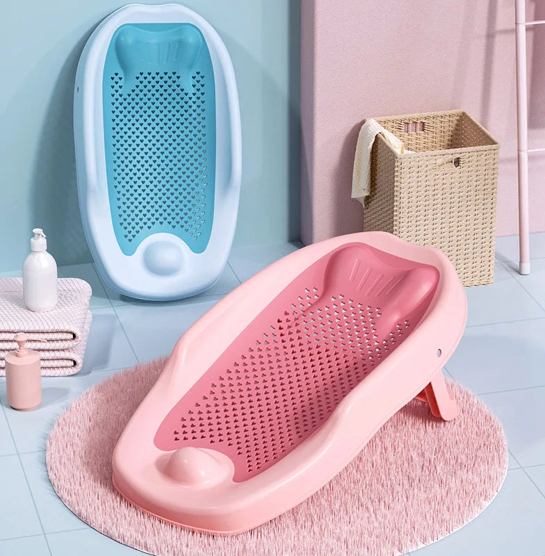 Baby Shower Rack – Adjustable Bath Bed Holder With Anti-Slip Mat for Newborns