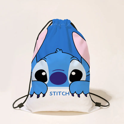 Disney Stitch Cartoon Drawstring Bag for Boys and Girls | Party Gifts, Birthday Decorations, and Backpack - Kidzy Market