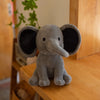 Cute Elephant Plush Pillow — 25 cm (9.8 in) Soft Cotton Stuffed Animal Kawaii Sleeping Aid