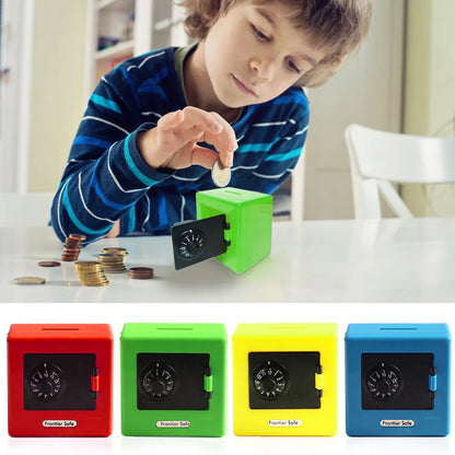 Coin Saving Money Box with Code Lock Large Capacity Piggy Bank for Boys and Girls