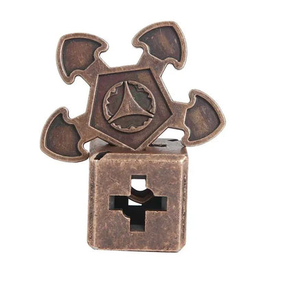 Classic IQ Metal Brain Teaser, Magic Baffling Puzzle Game, Toy for Children & Adults, Funny Metal Puzzle Gift