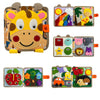 Montessori Giraffe Busy Board 3D Felt Quiet Book - Sensory Learning Toy for Fine Motor Skills & Early Education