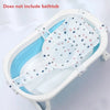 Newborn & Infant Bath Pillow – Anti-Slip Soft Bath Seat Cushion, Foldable Bathtub Support Mat