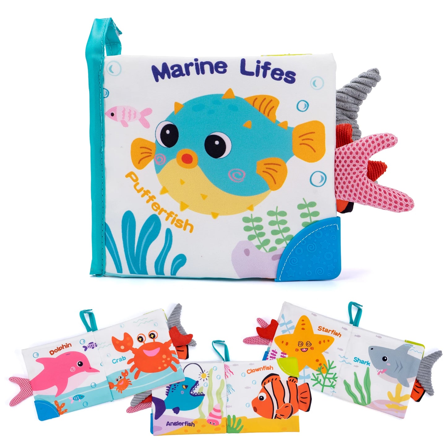 Soft Baby Cloth Quiet Book – Early Educational Learning Puzzle Toy for Toddlers (6-24 Months)