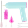 Electric Baby Bottle Brush Cleaner – 360° Rotation, Rechargeable with Nipple & Straw Brush