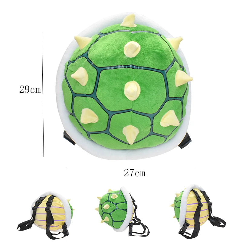 Super Mario Koopa Plush Backpack – Bowser, Larry, Lemmy, Iggy, Ludwig, and Paratroopa School Bag Cosplay Toy
