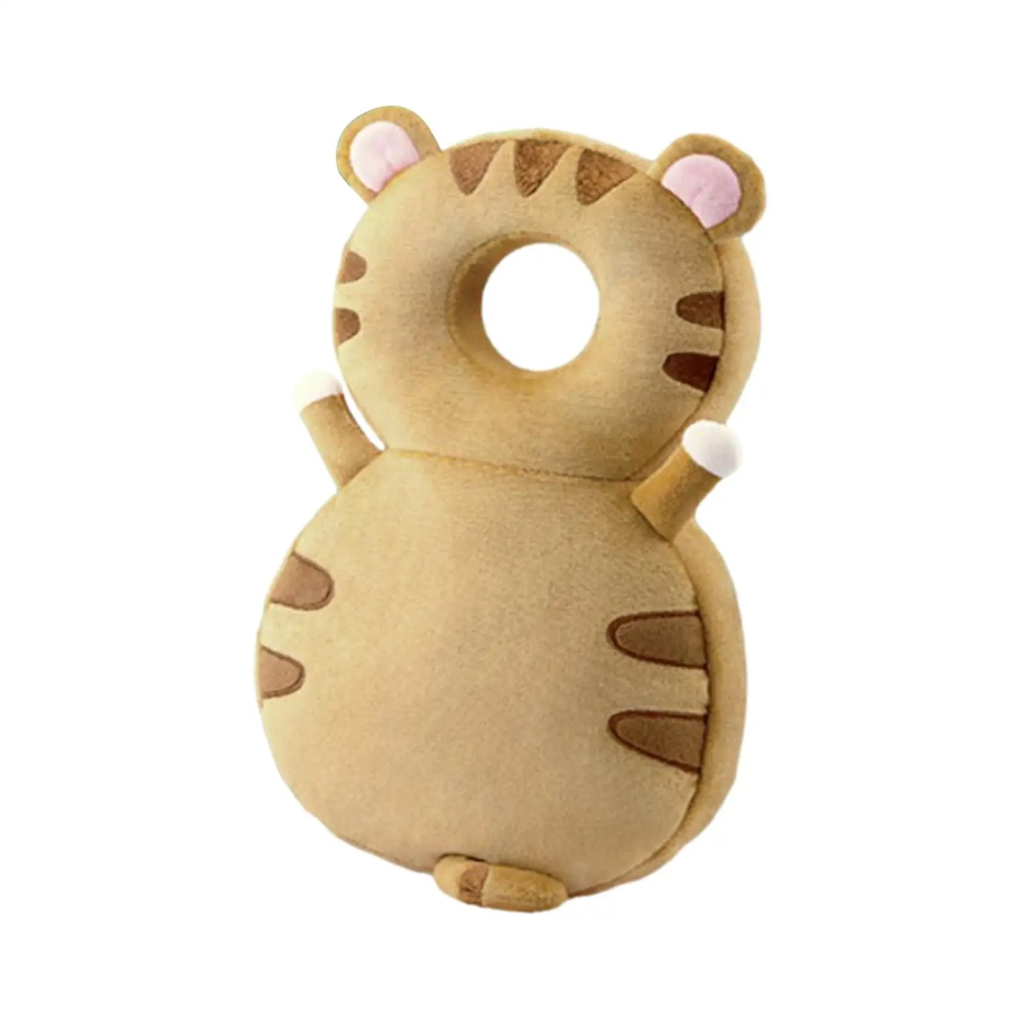 Baby Back Protection Animal Shape Headrest Backpack, Breathable Anti-Fall Head Protector for Crawling and Walking Children