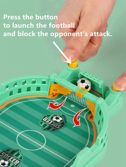 Football Table - Mini Tabletop Interactive Game - Soccer Competition Sports Desktop Catapult Toy - Family Game