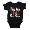 Happy New Year “It’s My 1st New Year” Newborn Baby Clothes – Letter Printed Infant Onesie, Casual Toddler Jumpsuit for Girls & Boys