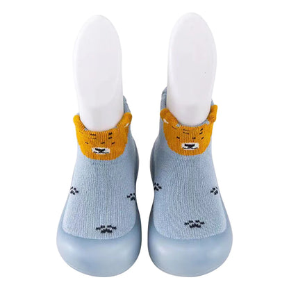 Cute and Comfy Cotton Newborn Baby First Walkers – Soft-Soled Indoor Casual Shoes, Breathable and Non-Slip Baby Shoes