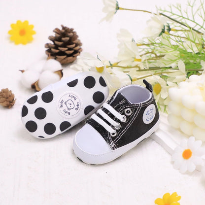 Trendy Sequin Sneakers for Baby Boys – Lightweight Non-Slip Shoes for Indoor & Outdoor Walking