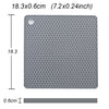 Silicone Heat Resistant Pot Holder Placemats Non-Slip Coasters 230°C (446°F)