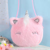 Fashion Cute Unicorn & Animal Messenger Bag for Girls – Plush Mini Shoulder Bag, Kids' Coin Purse & Princess Handbag - Kidzy Market