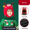 Kids Hat, Scarf & Gloves Set – 3D Dinosaur & Unicorn Modeling, Winter Windproof Knitted Beanie Cap for Baby Girls & Boys, Warm Kids Accessories