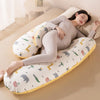 Pregnancy Pillow with Detachable Pillowcase - Maternity Sleeping Body Support Pillow for Lumbar & Full Body Comfort