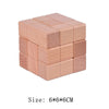 Wooden Lu Ban Brain Teaser 3D Puzzle – Educational Logic Game for Kids & Adults