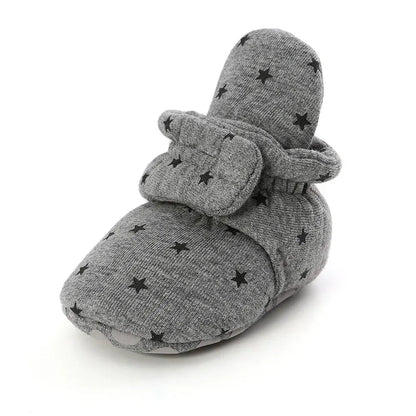 Meckior Baby Socks Shoes Star First Walkers Anti-Slip Booties for Infant Boy & Girl