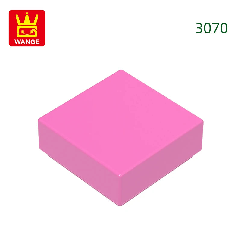 Wange 666PCS Wooden MOC Loose Parts – 1x1 Light Area Building Blocks, DIY Toy Assembly Set for Children, Compatible with Bricks, Gift with Storage Box