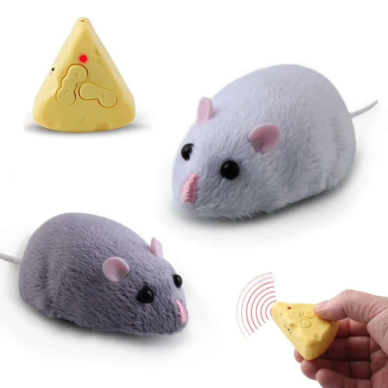 Electric Mini RC Mouse Toy – IR Remote Control Rat for Kids, Pets, and Pranks