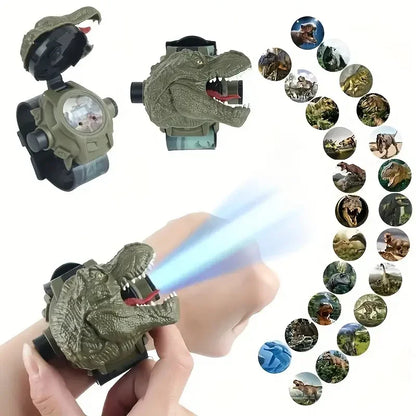 3D Dinosaur Projection Electronic Watch for Kids Fun Luminous Toy Kindergarten Gift