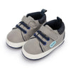 Meckior Baby Casual Canvas Sneakers – High Top Sports Shoes for Boys & Girls, Anti-Slip Soft Sole First Walkers Crib Shoes