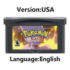 GBA Game Cartridge (32-bit, Pokemon Series, Odyssey Cloud White, FireRed & Silver Rival Rom Hack)
