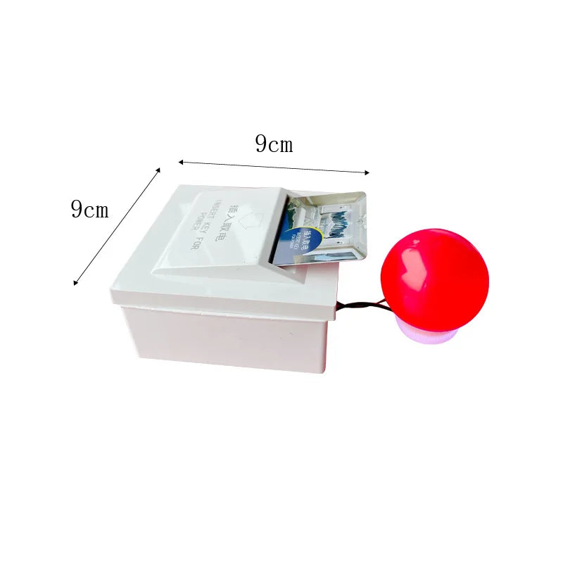 Busy Board DIY Accessories – Lamps and Doorbell Montessori Teaching Aids for Hands-On Skills, Sound and Color Recognition Wooden Toys