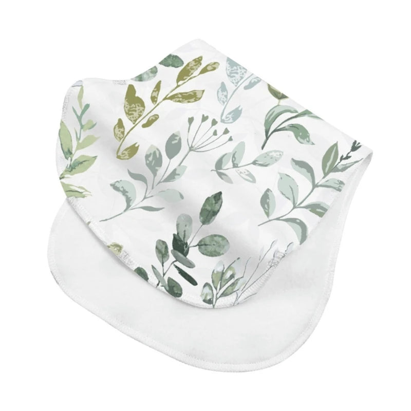 2-Layer Absorbent Burp Cloths – Soft Cotton Baby Bibs for Feeding & Teething - Kidzy Market