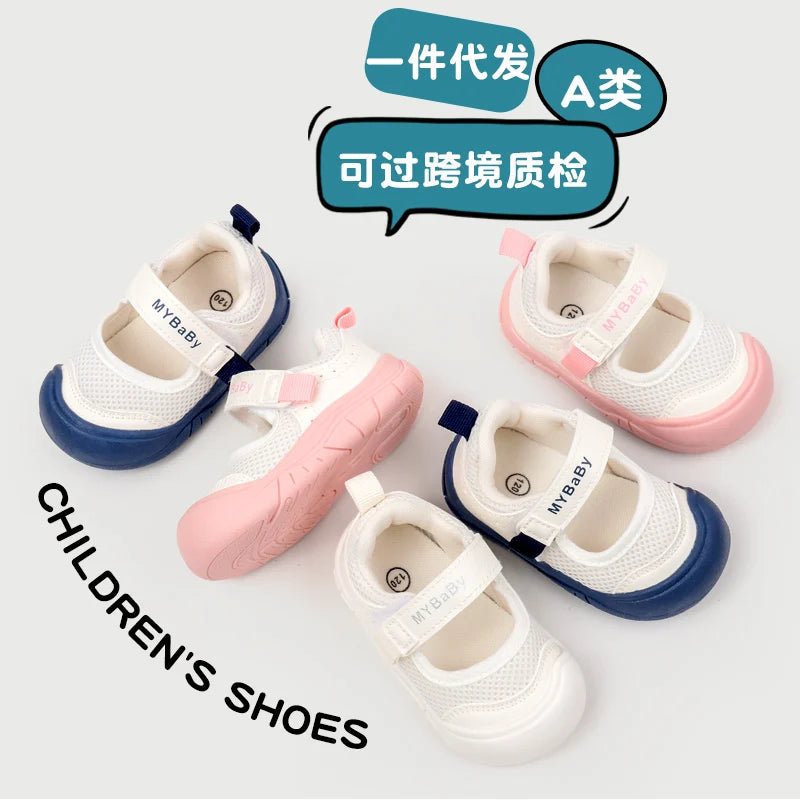 Spring and Autumn Baby Girl and Boy Anti-Slip Sole Breathable High-Quality Hardwearing Comfortable Baby Shoes for 1-3 Years Old