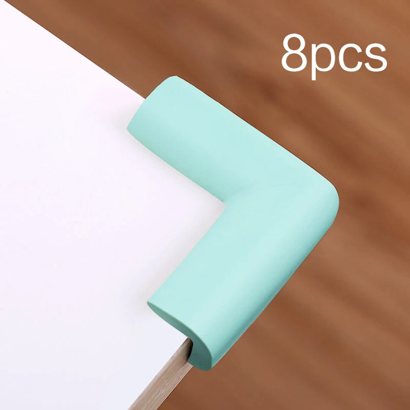 8Pcs Children Protection Corner Guards 55x55mm Soft Table Desk Baby Safety Edge Protectors