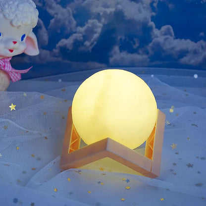 Children's Day Hand-Painted Moon Light DIY Kit Kindergarten Parent-Child Planet Night Light Activity