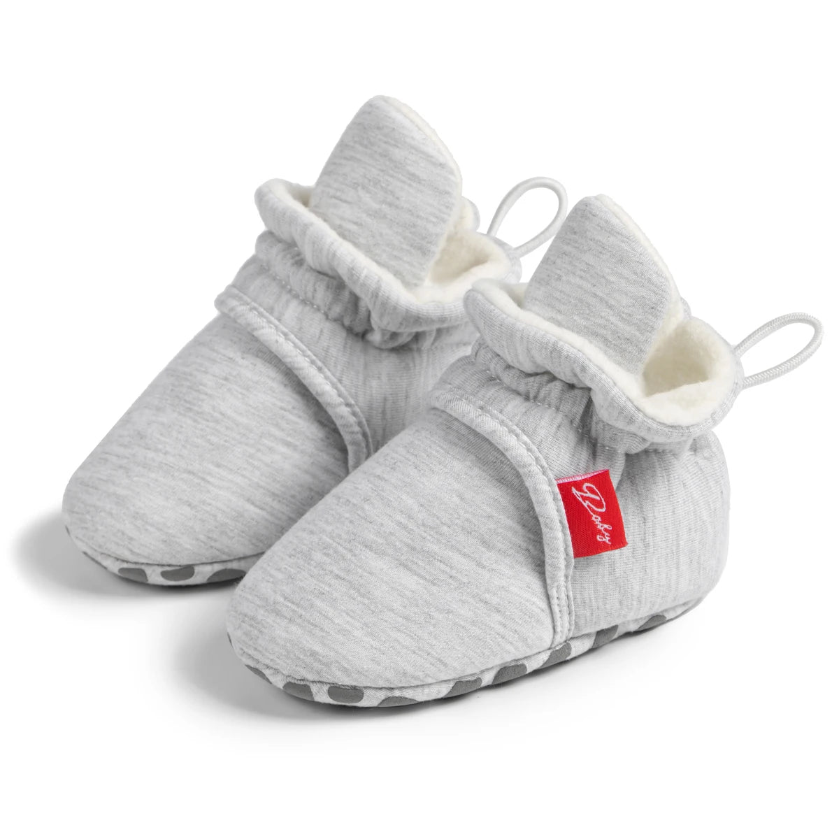 Winter Baby Boy Girl Socks Booties Fluff Soft Elastic Cord First Walkers Anti-slip Indoor Warm Newborn Baby Shoes Moccasin