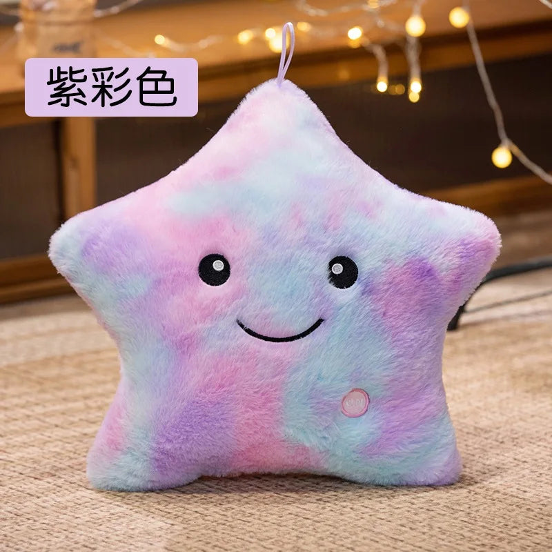 Luminous Star Plush Pillow 24x22cm (9.4x8.7 Inches) LED Light