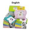 Learning Machine for Kids – Talking Flash Cards Electronic Audio Book for Learning English, German, Spanish, and French in Kindergarten