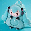Hatsune Miku Embroidered Anime Plush Backpack – Sweet Cute Large Capacity Soft Storage Bag for Girls
