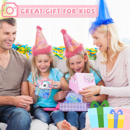 Children's 1080P HD Toddler Digital Video Camera with 2.0-Inch Screen and Silicone Case, Toy for Christmas and Birthday Gifts