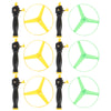 3-Pack Pull-String Flying Disc Launcher — Handheld Saucer Toy for Kids, Assorted Colors, 12 x 11 x 11 cm (4.72 x 4.32 x 4.32 in)