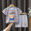 Summer Baby Clothes Set – Casual Baby Boy Clothing Set with T-shirt & Shorts – Kids Unisex Short Sleeve Sports Outfit – Infant Baby Girl Clothes