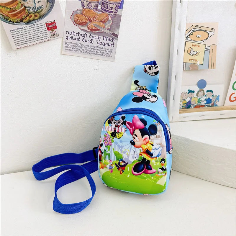 Children’s Fashion Shoulder Bag - Mickey Minnie Daisy Kids Chest Bag for Boys and Girls, Kindergarten Backpack - Kidzy Market