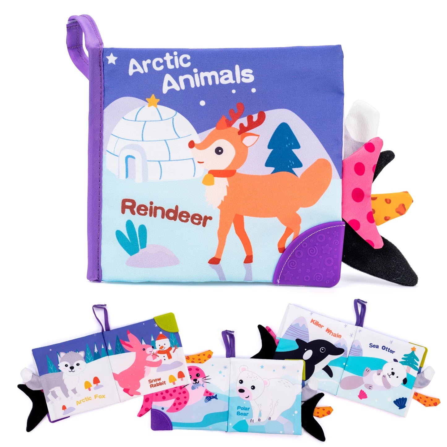 Soft Baby Cloth Quiet Book – Early Educational Learning Puzzle Toy for Toddlers (6-24 Months)