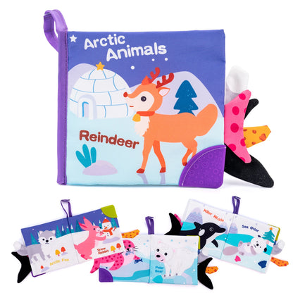 Soft Baby Cloth Quiet Book – Early Educational Learning Puzzle Toy for Toddlers (6-24 Months)