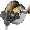 1pc Adjustable Clip-On Pot Strainer for Pots, Pans and Bowls