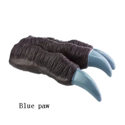 Soft Vinyl Dinosaur Hand Puppet, Rubber Animal Head Toy Glove Gift for Halloween